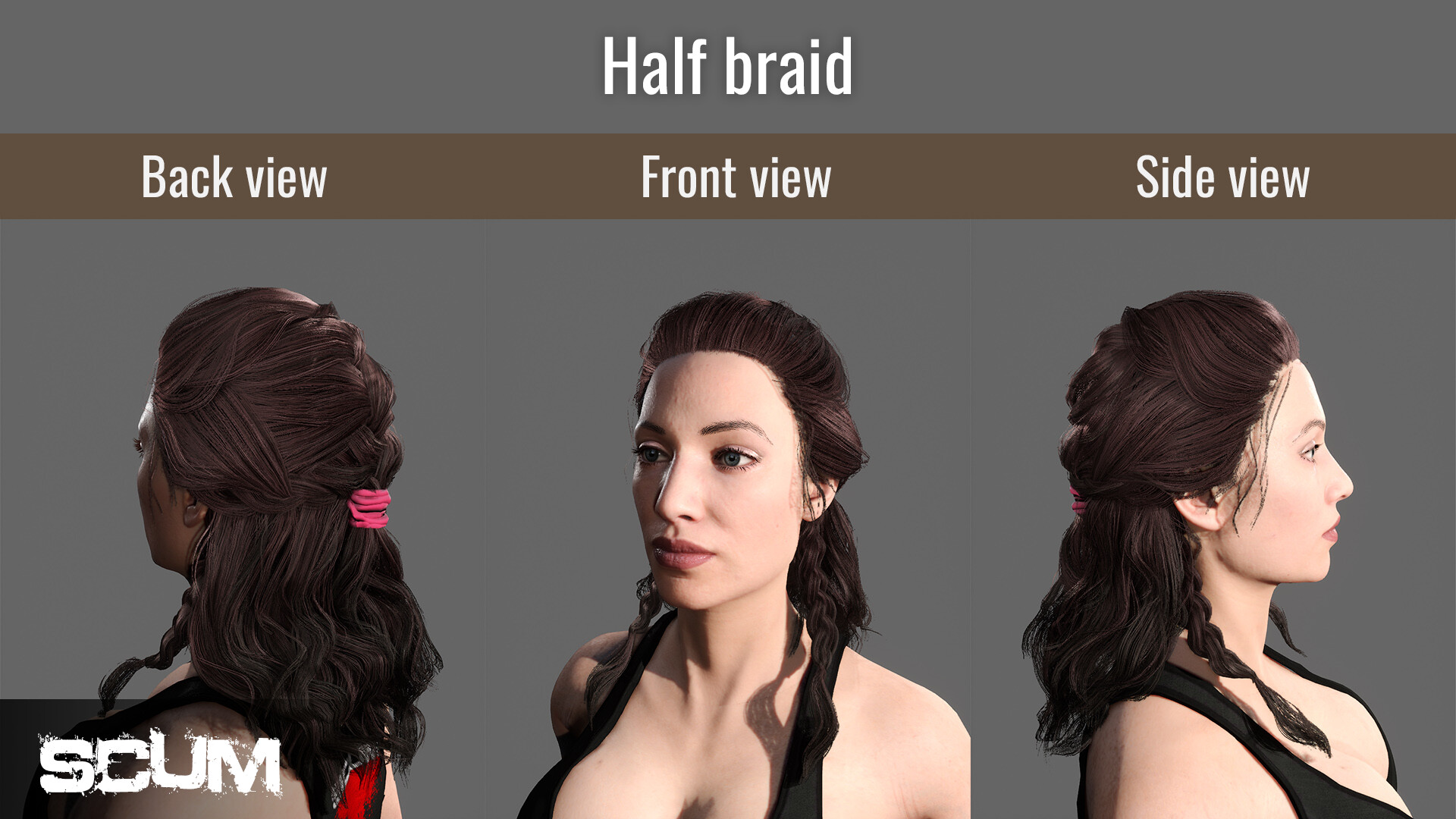 SCUM Female Hair Pack #2