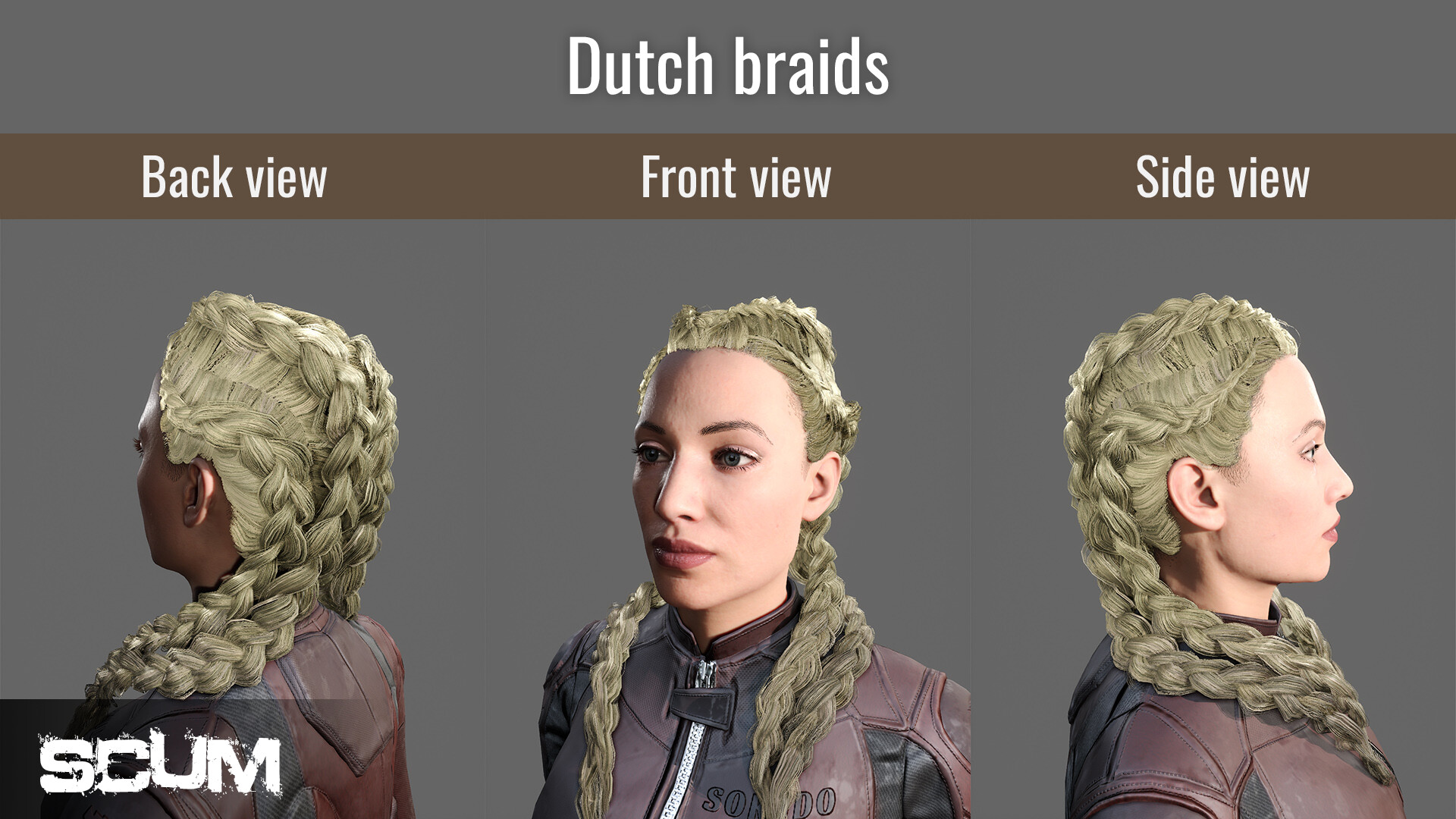 SCUM Female Hair Pack #4