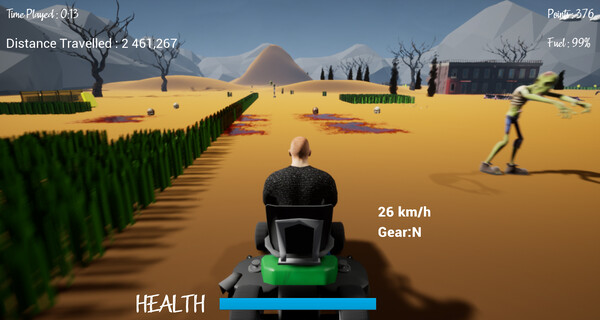 Скриншот из Lawnmower Game: Zombies