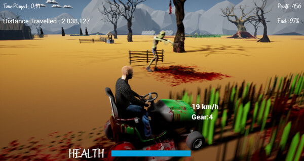 Скриншот из Lawnmower Game: Zombies