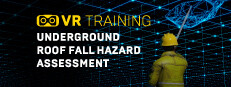 Underground roof fall hazard assessment VR Training