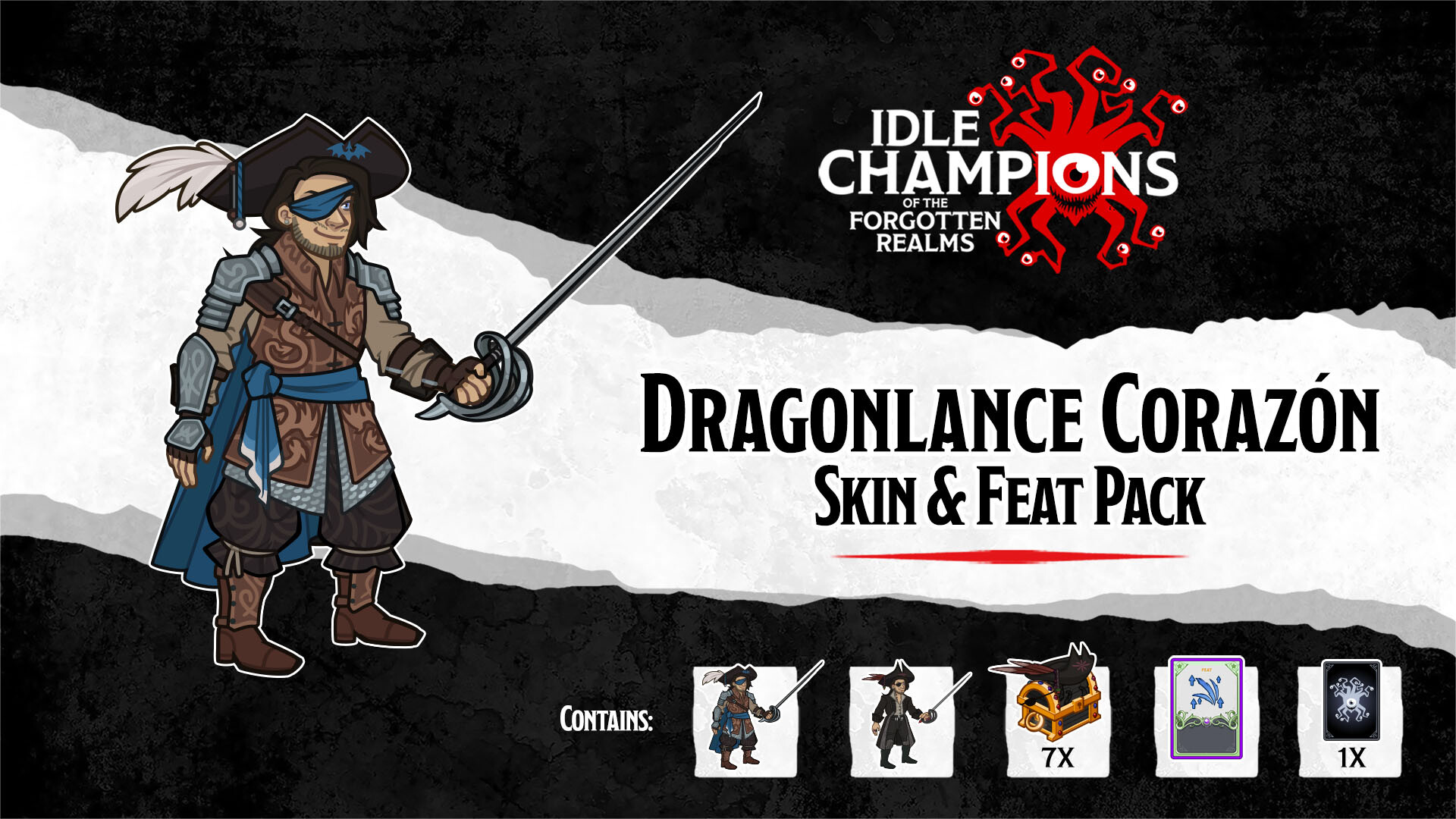 Idle Champions - Dragonlance Corazón Skin & Feat Pack Featured Screenshot #1