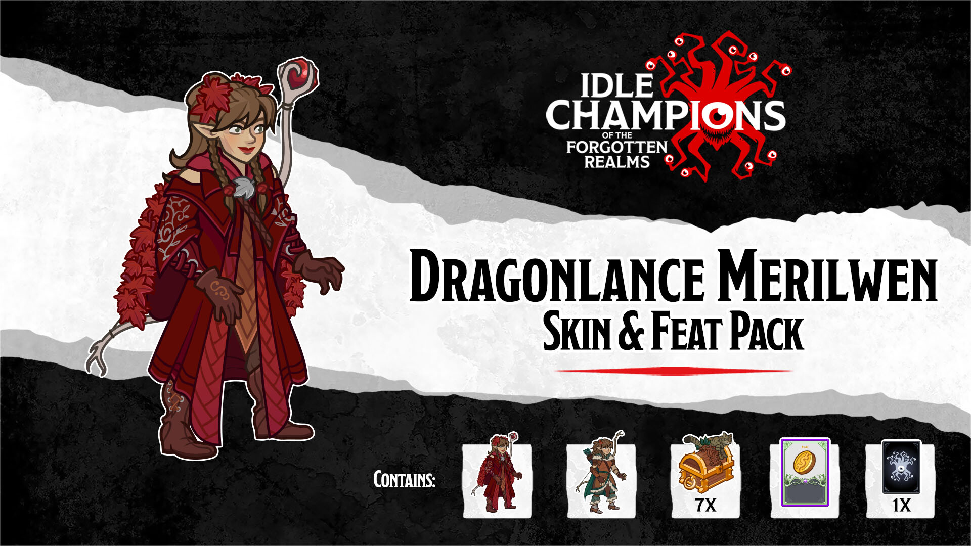 Idle Champions - Dragonlance Merilwen Skin & Feat Pack Featured Screenshot #1