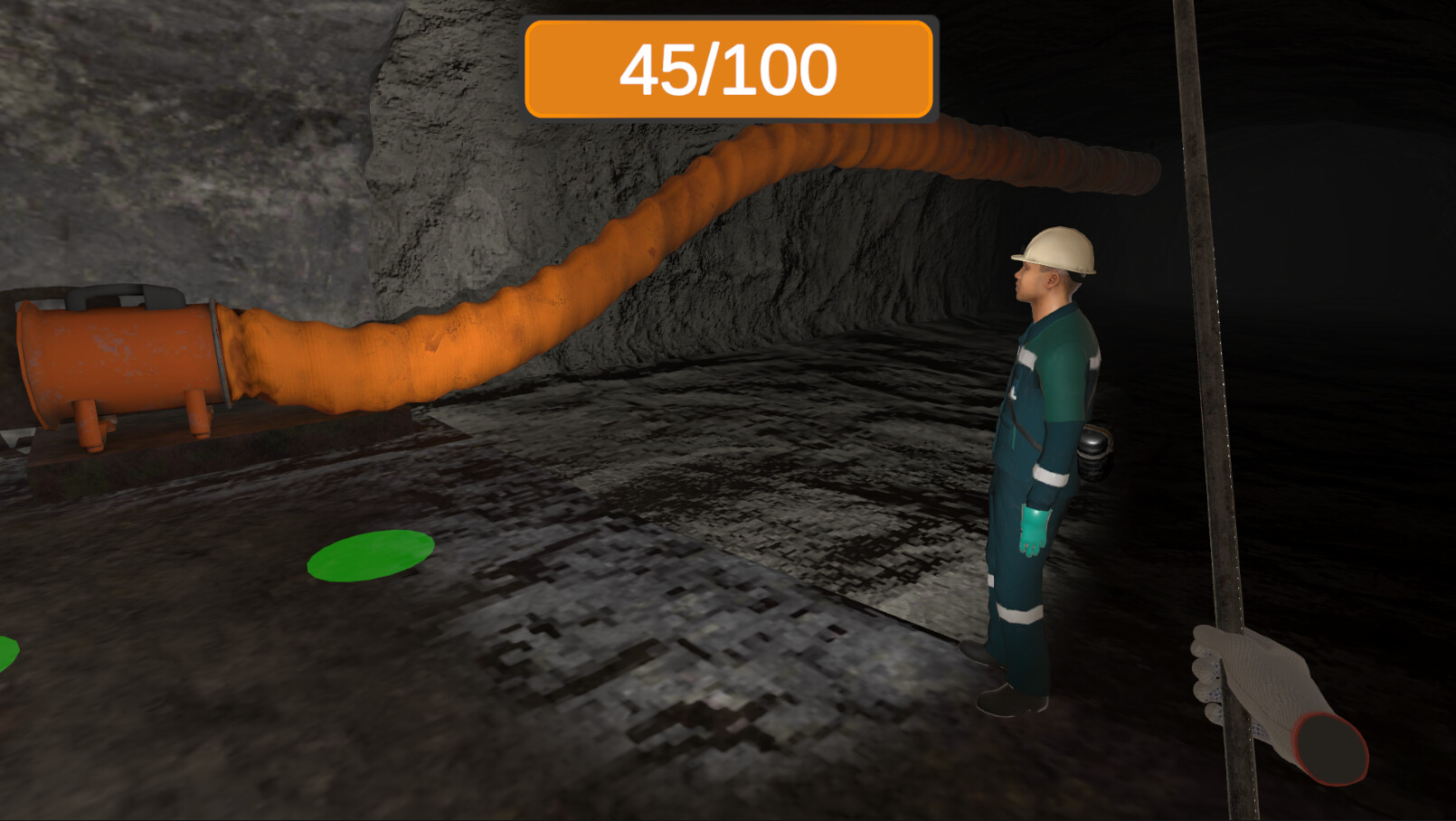 Underground roof fall hazard assessment VR Training Free #2