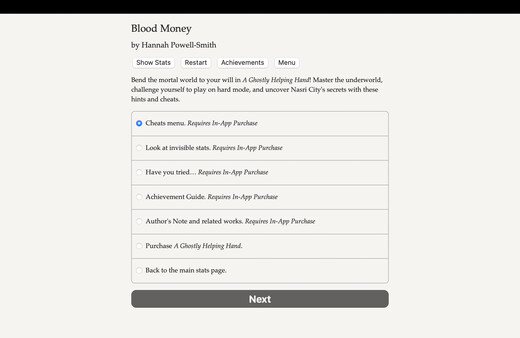 Blood Money — A Ghostly Helping Hand