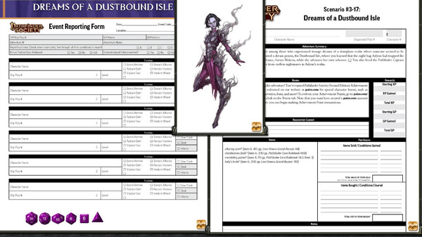 Fantasy Grounds - Pathfinder 2 RPG - Pathfinder Society Scenario #3-17: Dreams of a Dustbound Isle