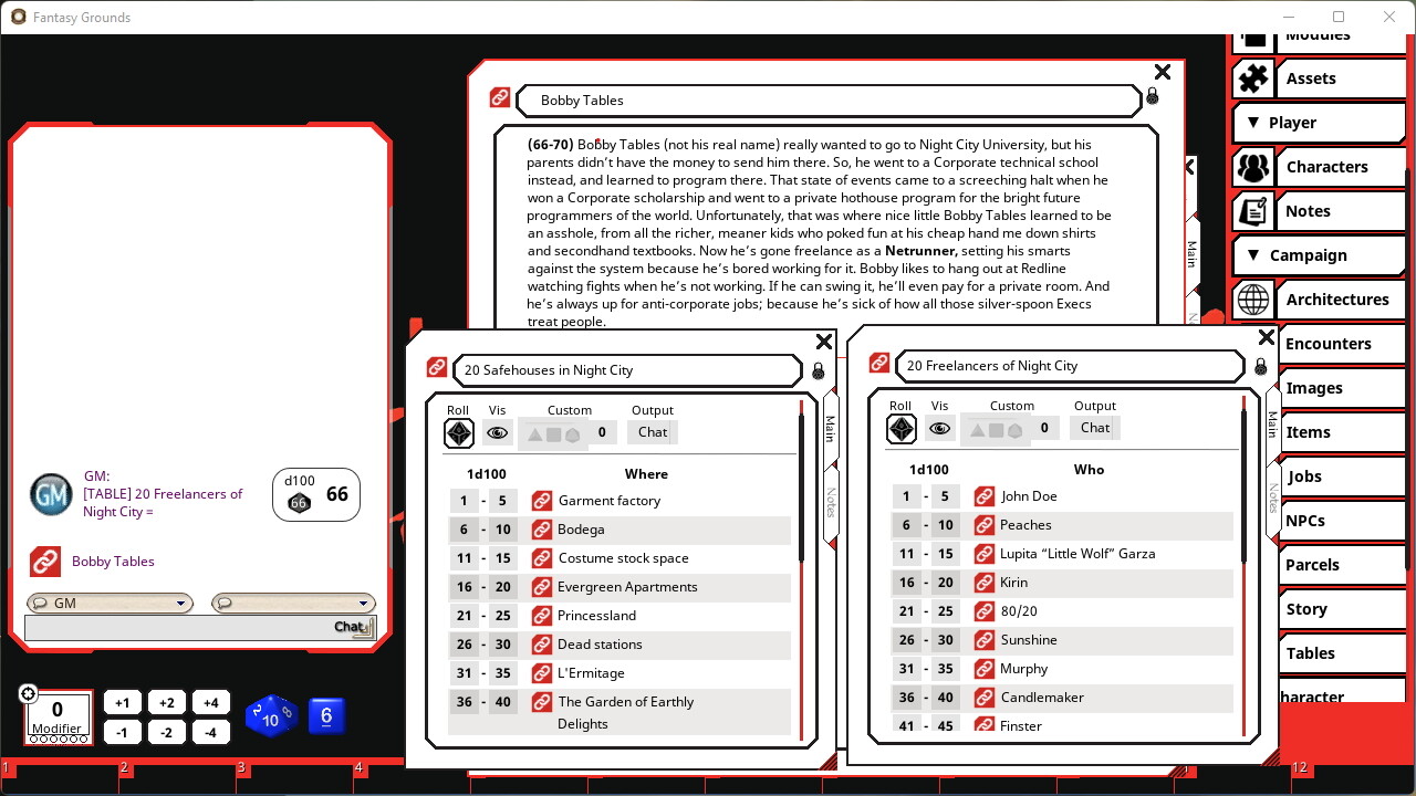 Fantasy Grounds - Cyberpunk RED Data Pack Featured Screenshot #1