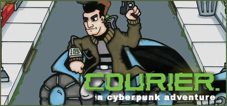 Courier: A Cyberpunk Adventure header banner