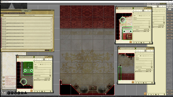 Fantasy Grounds - Pathfinder RPG - GameMastery Map Pack: Palace