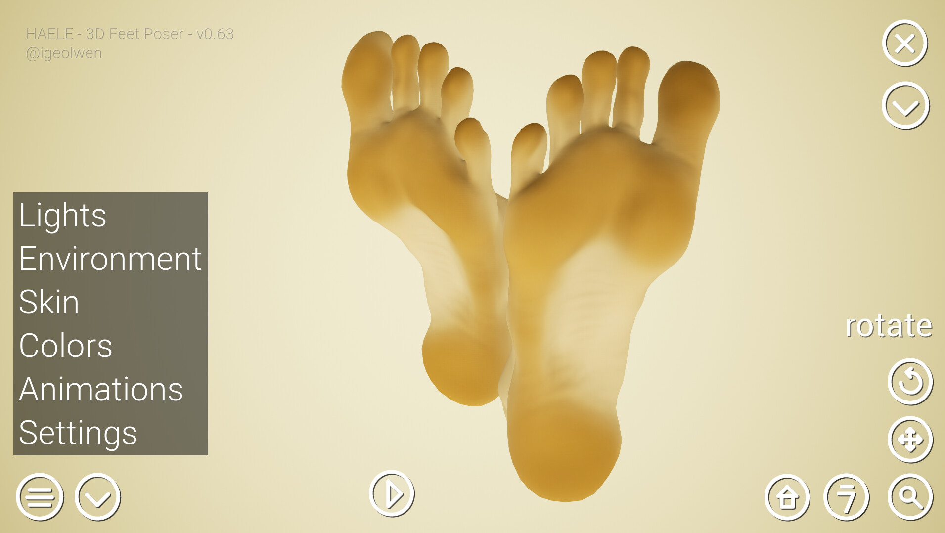 HAELE 3D - Feet Poser Pro #14
