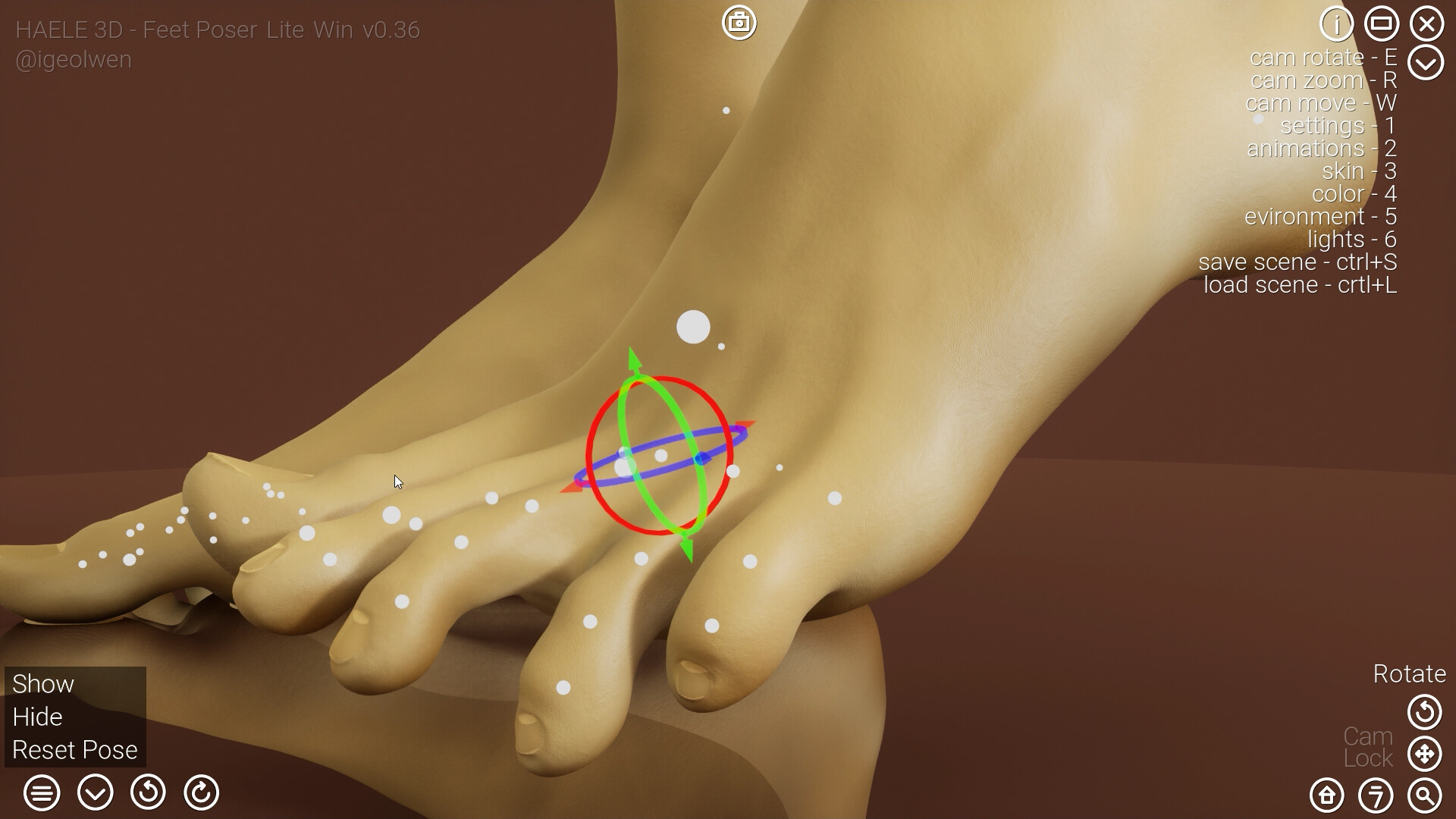 HAELE 3D - Feet Poser Pro #29