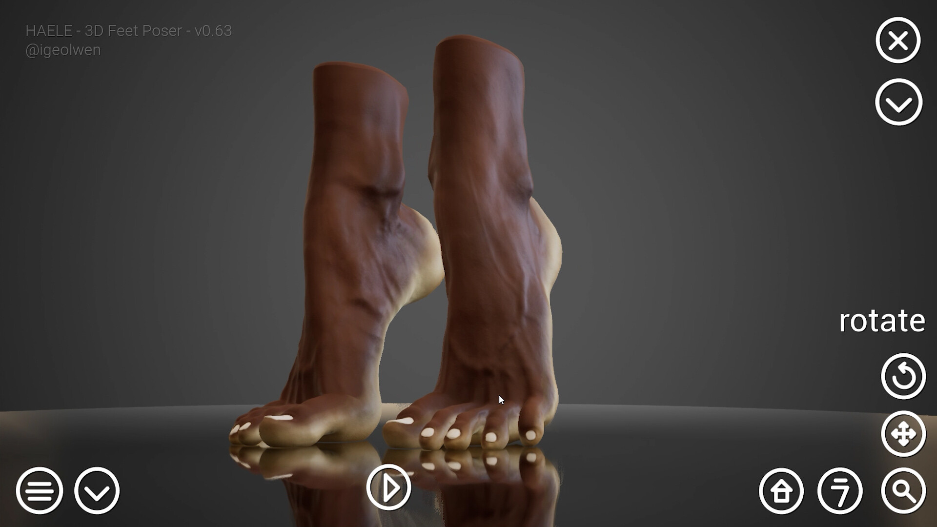 HAELE 3D - Feet Poser Pro screenshot screenshot 15