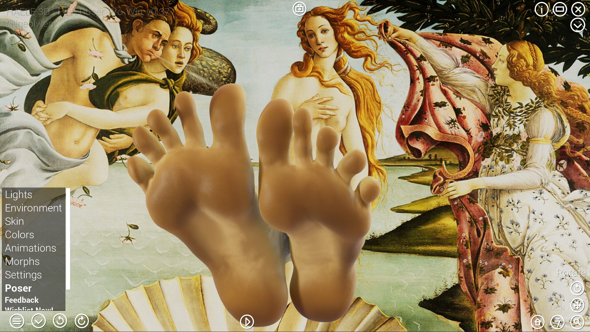 HAELE 3D - Feet Poser Pro screenshot screenshot 29