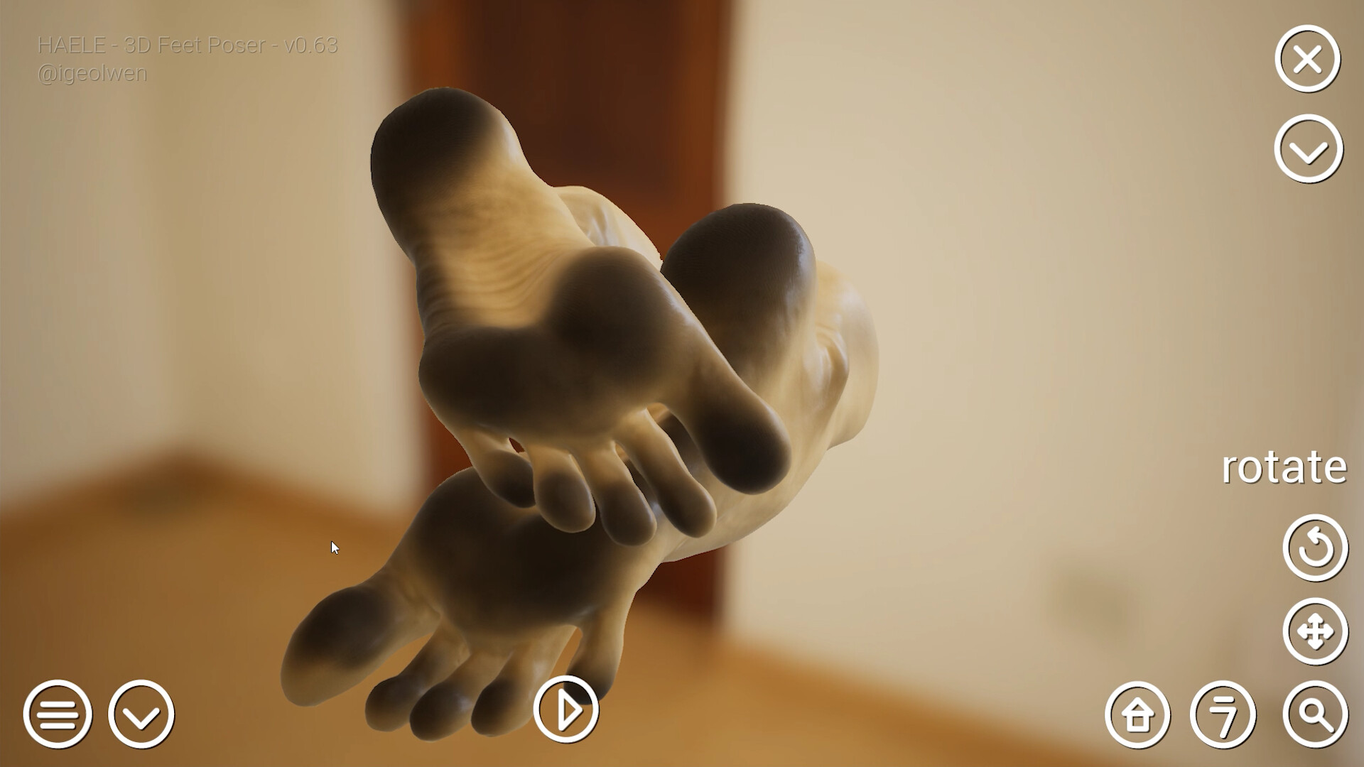 HAELE 3D - Feet Poser Pro #21