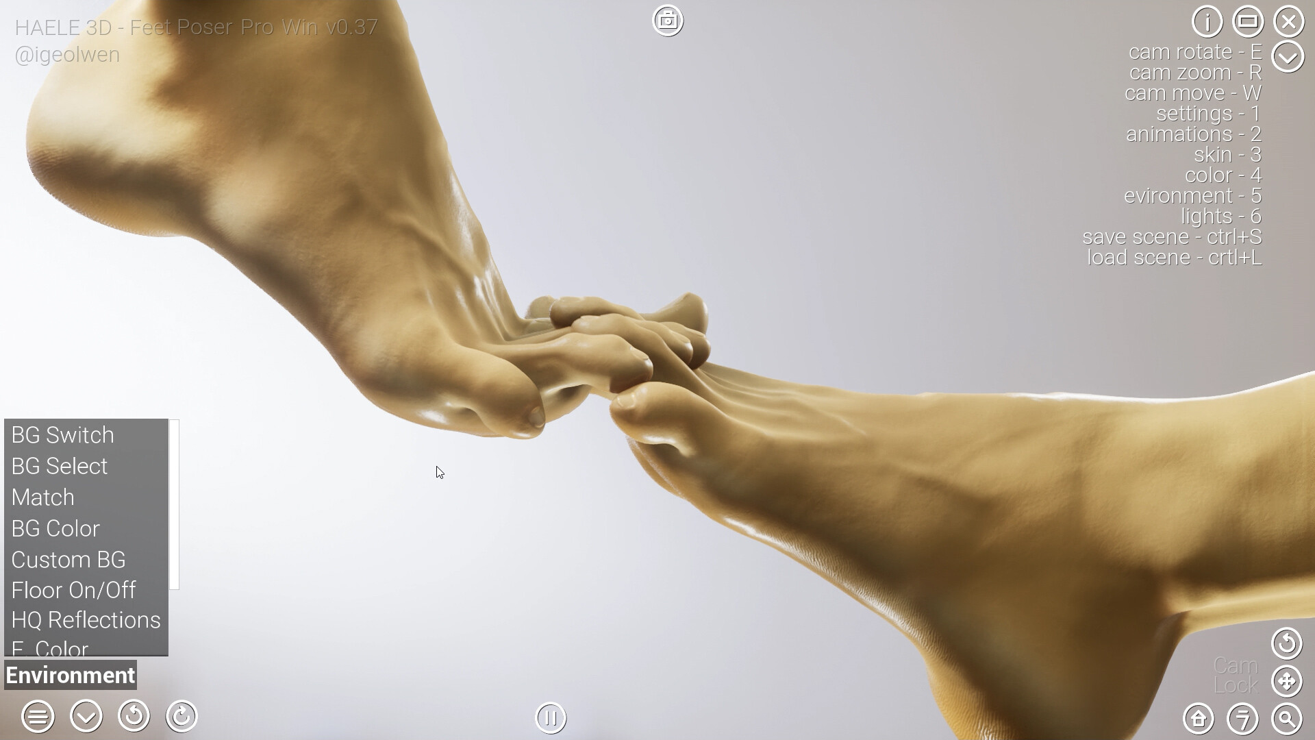 HAELE 3D - Feet Poser Pro screenshot screenshot 6