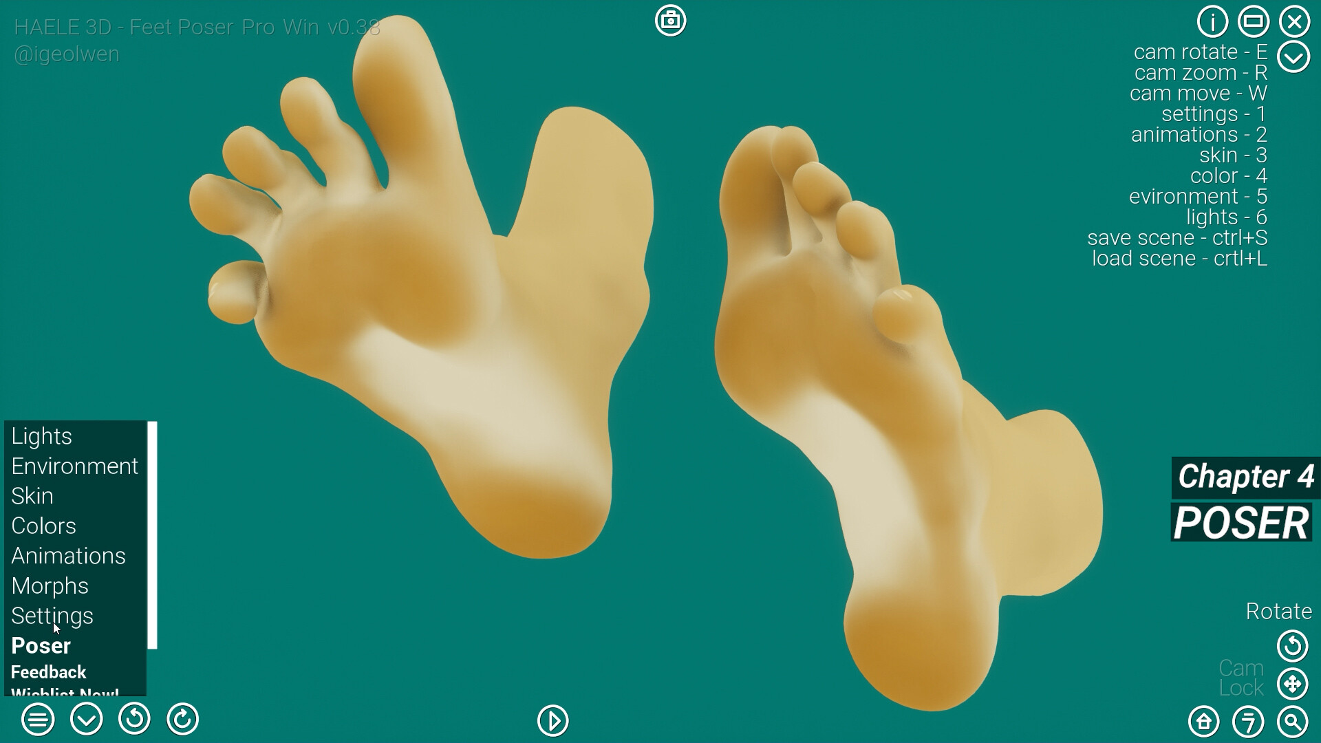HAELE 3D - Feet Poser Pro screenshot screenshot 2