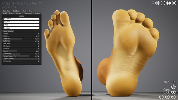 HAELE 3D - Feet Poser Pro game for windows Pc 1