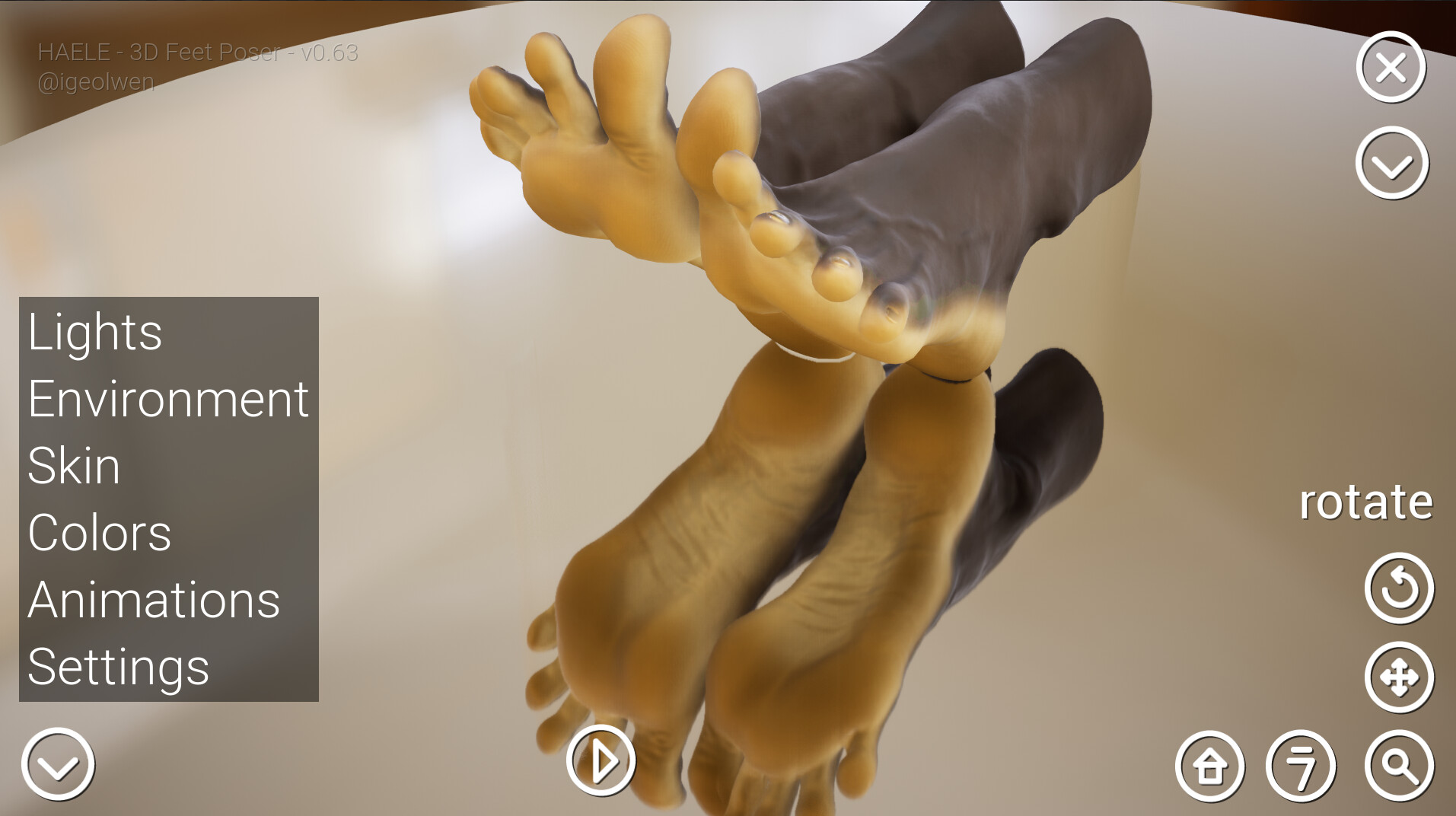 HAELE 3D - Feet Poser Pro #25