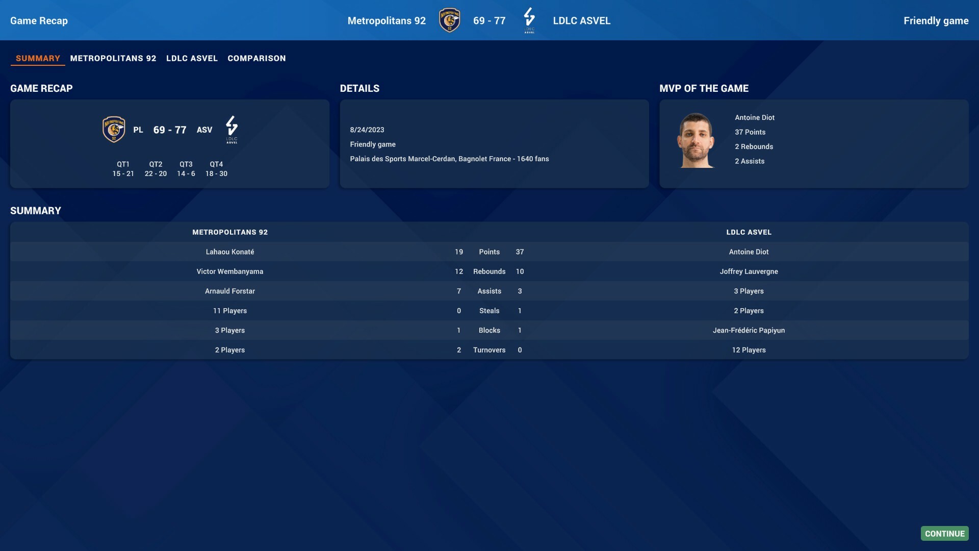 Small update improving rotations and transfers
