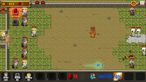 Скриншот из Dirty Vampires - An RPG Tower Defence Adventure