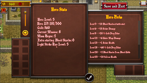 Скриншот из Dirty Vampires - An RPG Tower Defence Adventure