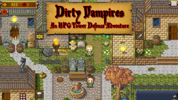 Скриншот из Dirty Vampires - An RPG Tower Defence Adventure