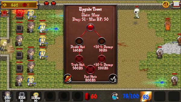 Скриншот из Dirty Vampires - An RPG Tower Defence Adventure