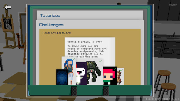 Pixel Art Academy: Learn Mode