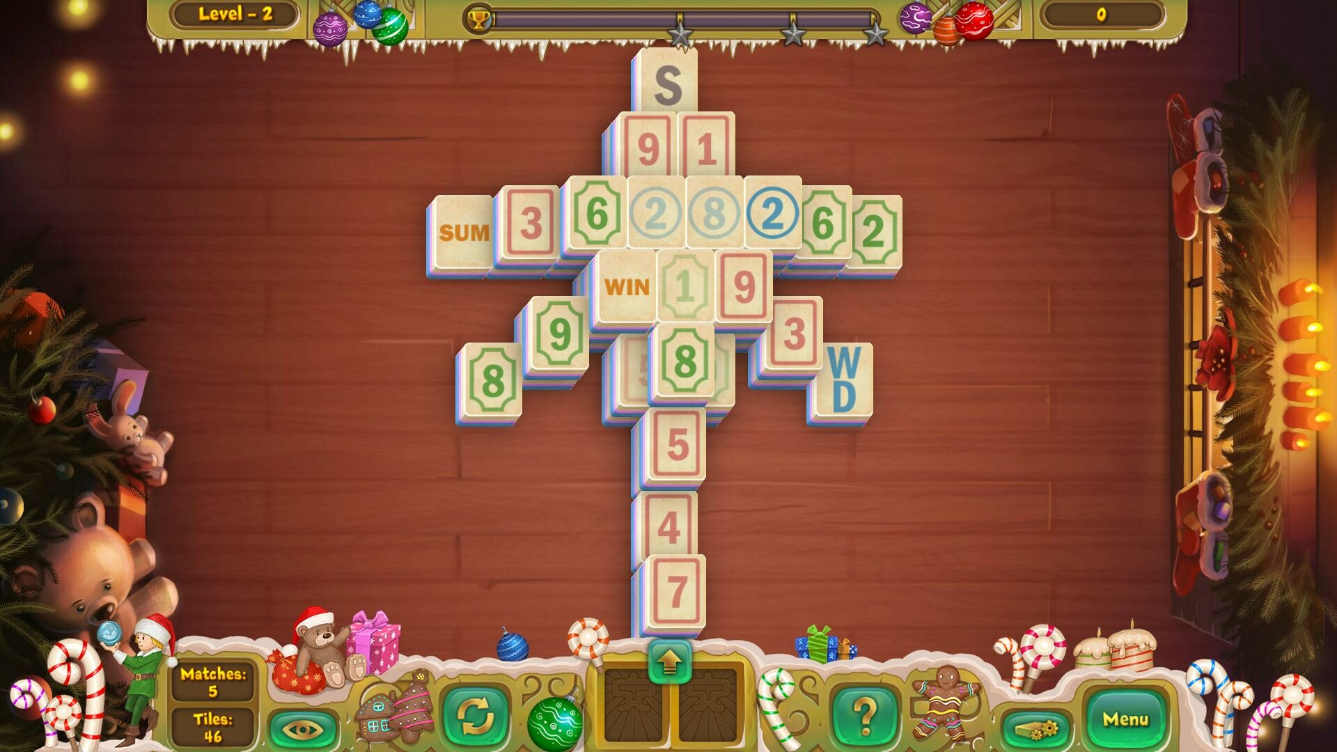 Publish Mahjong Tiles Christmas on your website - GameDistribution