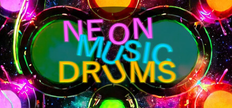Neon Music Drums Cover Image