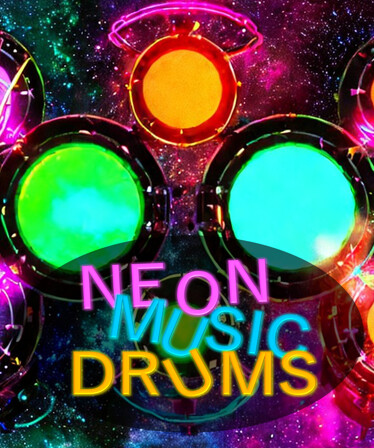 Neon Music Drums