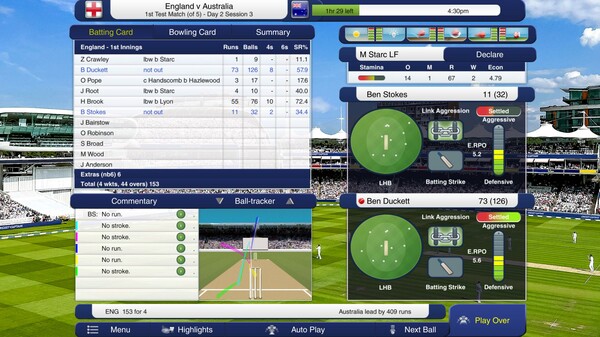 Скриншот из Cricket Captain 2023