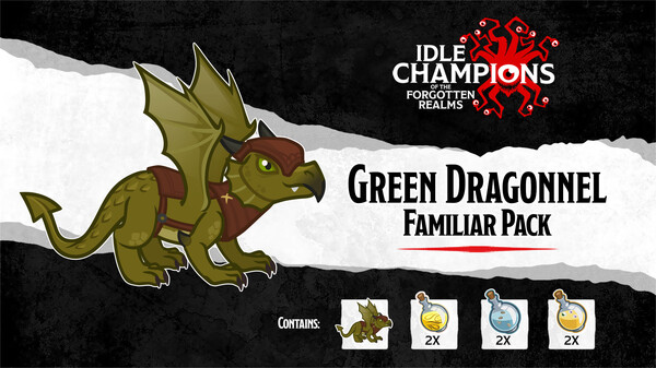 Idle Champions - Green Dragonnel Familiar Pack