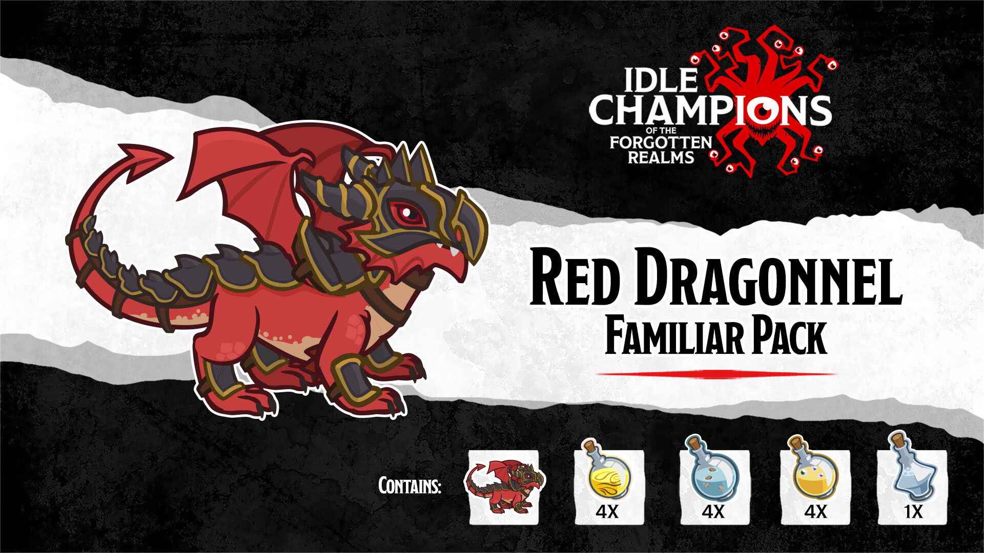 Idle Champions - Red Dragonnel Familiar Pack Featured Screenshot #1