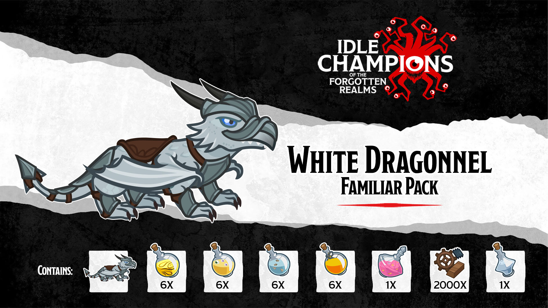 Idle Champions - White Dragonnel Familiar Pack Featured Screenshot #1