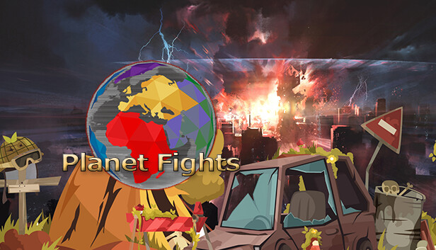 Capsule image of "Planet Fights" which used RoboStreamer for Steam Broadcasting