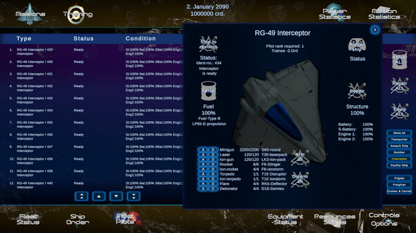 Скриншот из Space Wing Cadet