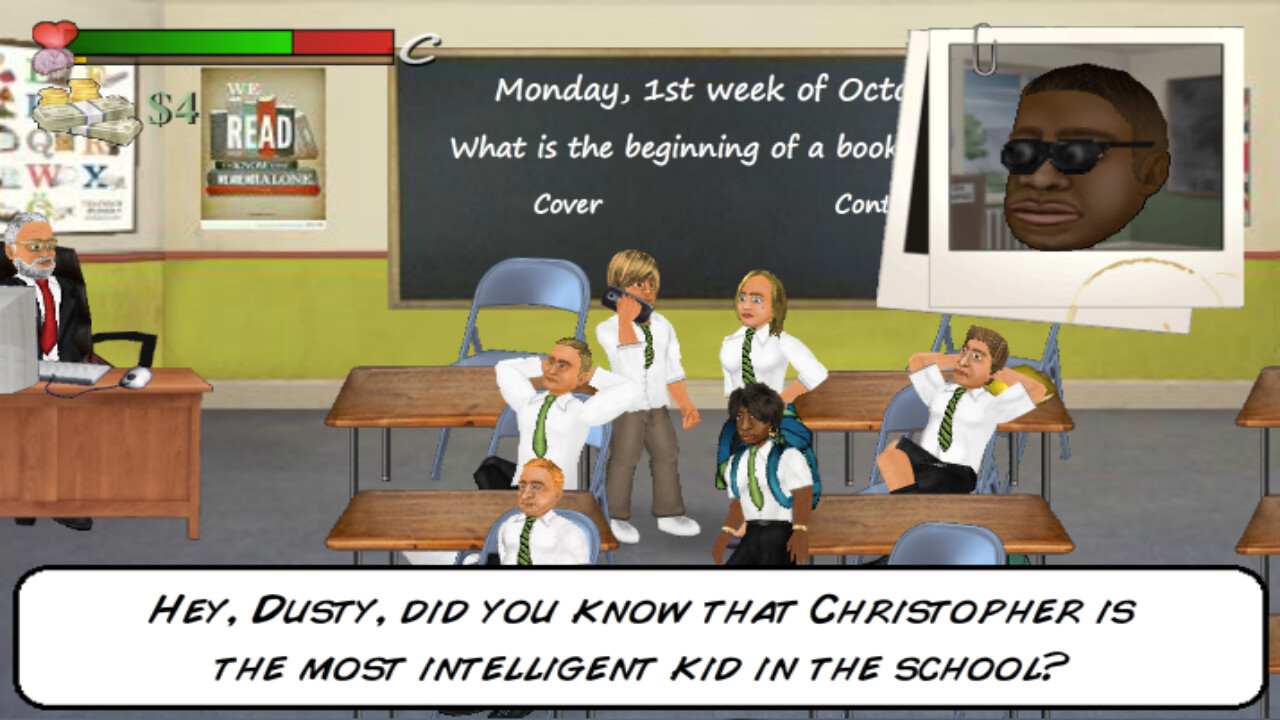 Play The School Days Game on PC: An Indie Simulation Game by MDickie