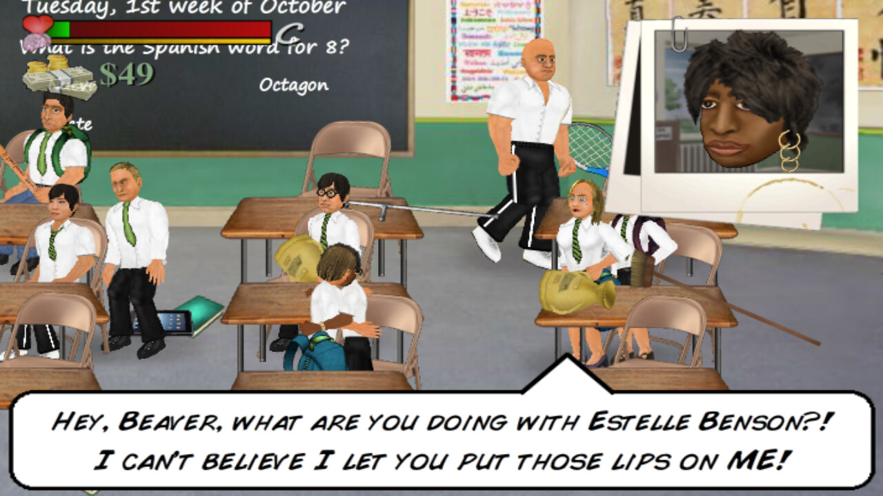 Play The School Days Game on PC: An Indie Simulation Game by MDickie