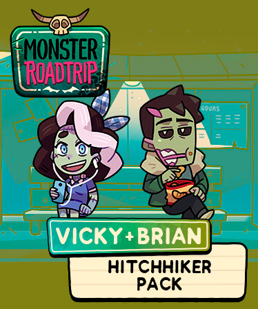Monster Roadtrip Hitchhiker Pack - Vicky & Brian