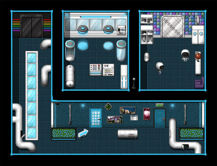 RPG Maker VX Ace - Sci-Fi and Modern Tileset - Interior