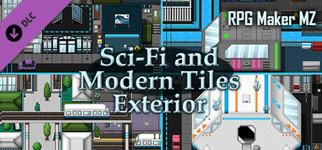 RPG Maker MZ - Sci-Fi and Modern Tileset - Exterior