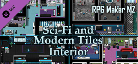 RPG Maker MZ - Sci-Fi and Modern Tileset - Interior