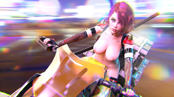 Sexy Cyberpunk Puzzle game for windows Pc 1