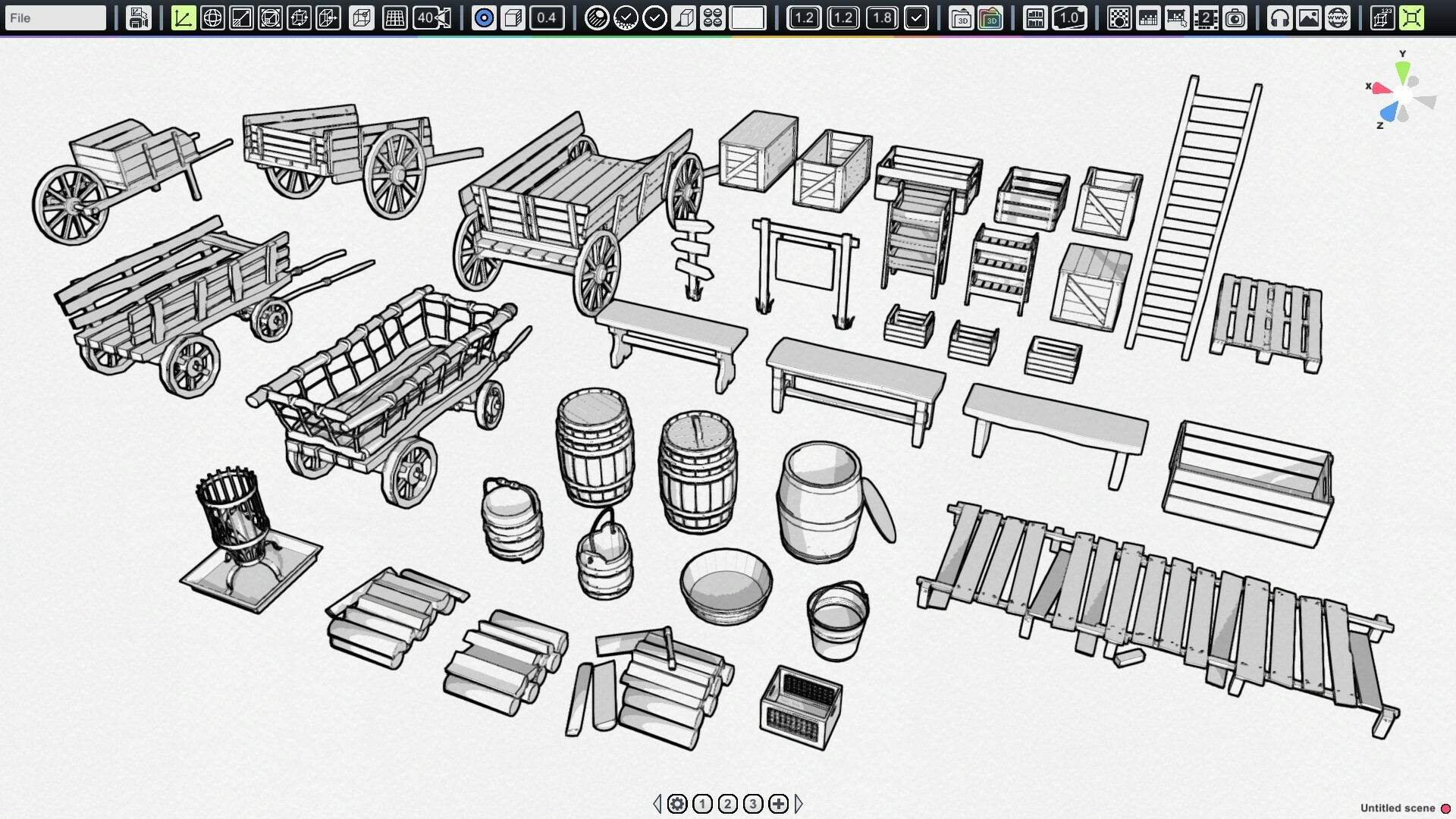 MangaKa - Ancient & Fantasy Pack PC gameplay screenshot 1 of 14
