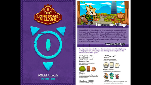 Lonesome Village - Digital Artbook for steam Lonesome Village - Digital Artbook for steam