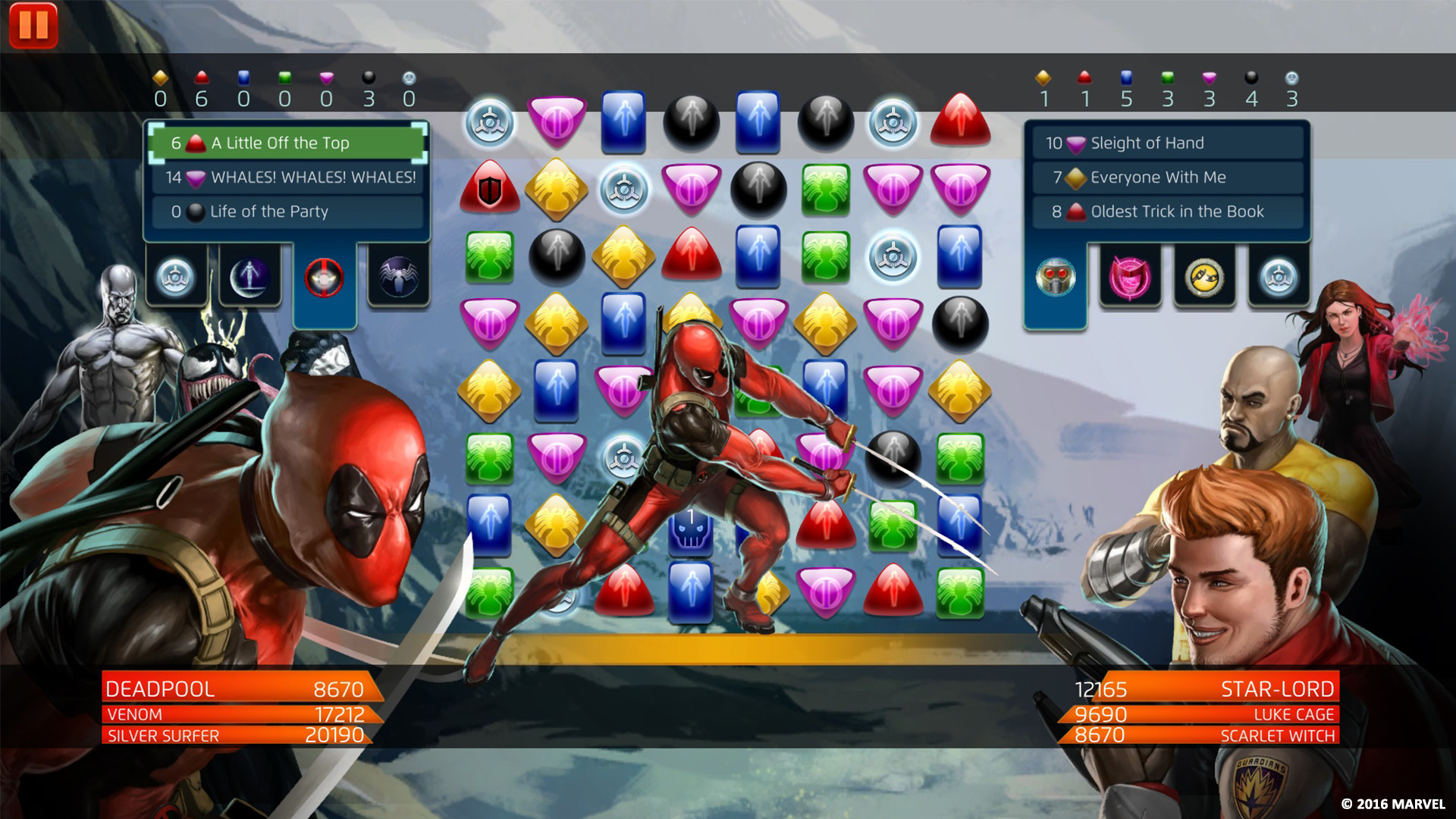 MARVEL Puzzle Quest : Game Review