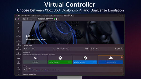 DSX - Virtual DualSense Emulation | v3 Early Access for steam