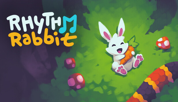 Imagen de la cápsula de "Rhythm Rabbit" que utilizó RoboStreamer para las transmisiones en Steam