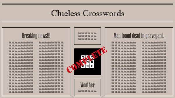 Скриншот из Clueless Crosswords